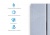 Фото. Панель Софитто Холст голубой (2 секции) 200х3000х8 мм. Строй-Отделка
